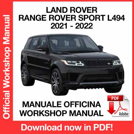 Workshop Manual Land Rover Range Rover Sport L494