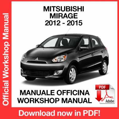 Workshop Manual Mitsubishi Mirage