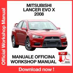 Workshop Manual Mitsubishi Lancer EVO X