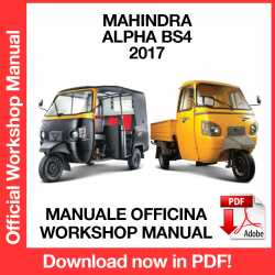 Workshop Manual Mahindra Alpha BS4