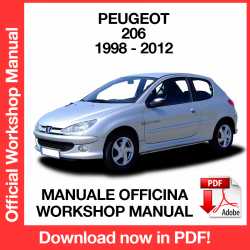 Manuale Officina Peugeot 206