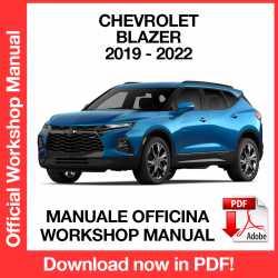 Manuale Officina Chevrolet Blazer