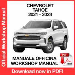 Manuale Officina Chevrolet Tahoe