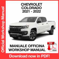 Manuale Officina Chevrolet Colorado