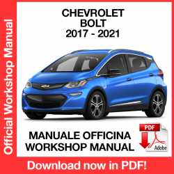Workshop Manual Chevrolet Bolt