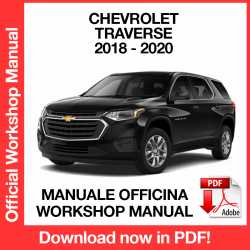 Workshop Manual Chevrolet Traverse
