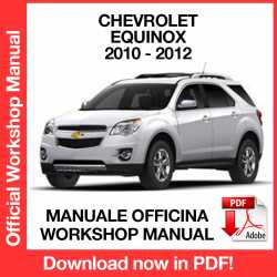 Manuale Officina Chevrolet Equinox