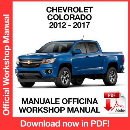 Workshop Manual Chevrolet Colorado