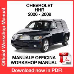 Manuale Officina Chevrolet HHR