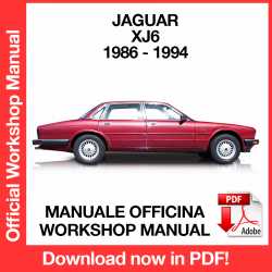 Manuale Officina Jaguar XJ6