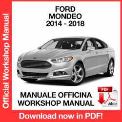 Workshop Manual Ford Mondeo