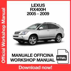 Manuale Officina Lexus RX400H