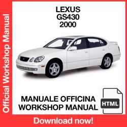 Workshop Manual Lexus GS430 GS300