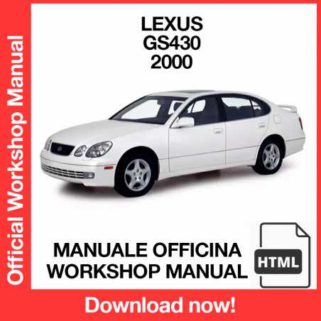 Workshop Manual Lexus GS430 GS300