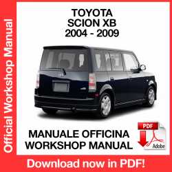 Manuale Officina Toyota Scion XB