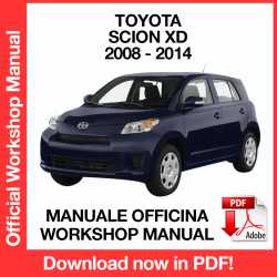 Manuale Officina Toyota Scion XD