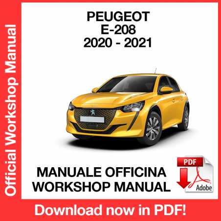 Workshop Manual Peugeot e-208