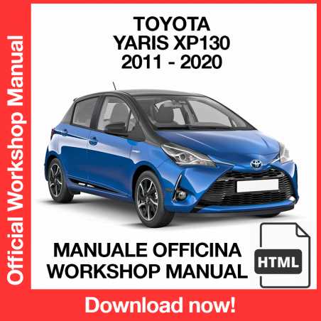 Workshop Manual Toyota Yaris XP130
