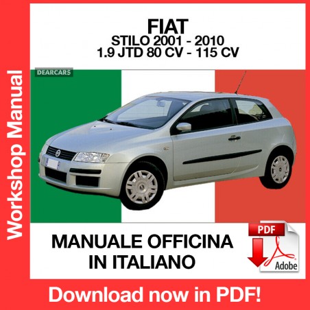 Manuale Officina Fiat Stilo