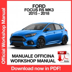 Manuale Officina Ford Focus RS