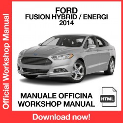 Workshop Manual Ford Focus Fusion Hybrid