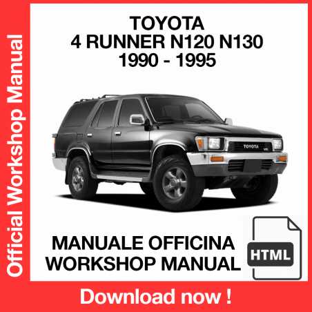 Manuale Officina Toyota 4 Runner II N120 N130 Manuale Officina Toyota 4 Runner II N120 N130