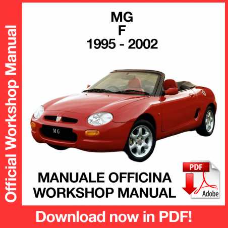 Manuale Officina MG F
