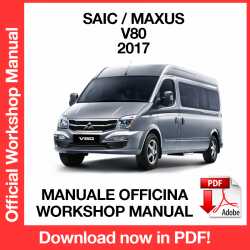 Manuale Officina Saic Maxus V80