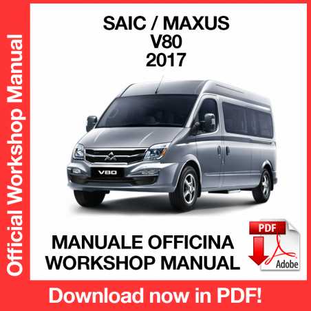 Manuale Officina Saic Maxus V80 Manuale Officina Saic Maxus V80