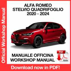 Manuale Officina Alfa Romeo STELVIO QV Quadrifoglio...