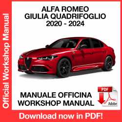 Manuale Officina Alfa Romeo Giulia QV Quadrifoglio