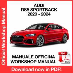 Manuale Officina Audi RS5 Sportback