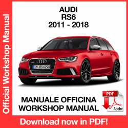 Manuale Officina Audi RS6