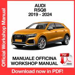 Manuale Officina Audi RSQ8