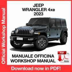 Manuale Officina Jeep Wrangler JL 4xe Phev
