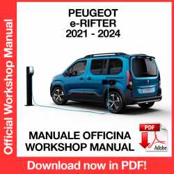 Manuale Officina Peugeot e-Rifter