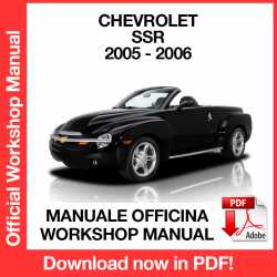 Manuale Officina Chevrolet SSR
