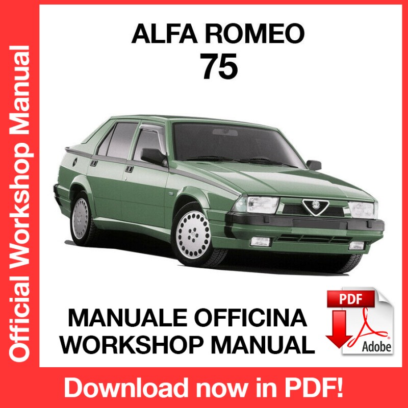 WORKSHOP MANUAL ALFA ROMEO 75
