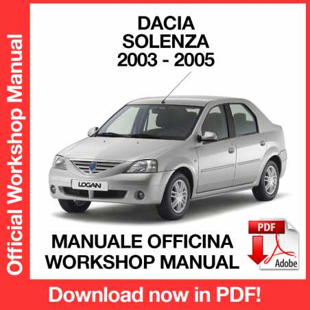 Workshop Manual Dacia Solenza
