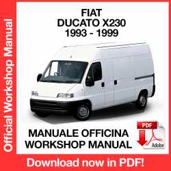Manuale Officina Fiat Ducato X230
