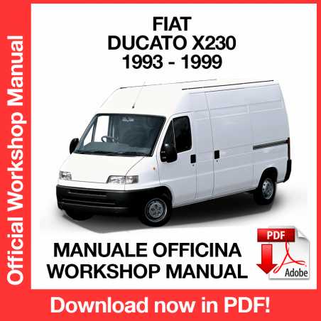 Manuale Officina Fiat Ducato X230 Manuale Officina Fiat Ducato X230