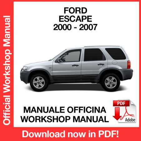 Manuale Officina Ford Escape
