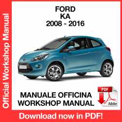 Manuale Officina Ford KA