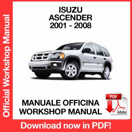 Manuale Officina Isuzu Ascender