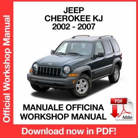 Manuale Officina Jeep Cherokee KJ