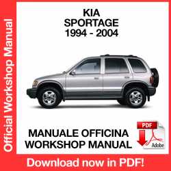 Manuale Officina Kia Sportage