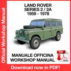 Manuale Officina Land Rover Series 2 - 2A