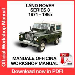 Workshop Manual Land Rover Series 3