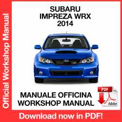 Manuale Officina Subaru Impreza WRX STI GJ GP