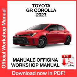 Manuale Officina Toyota GR Corolla
